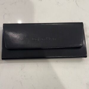 Calvin Klein Black Leather Sunglass Holder